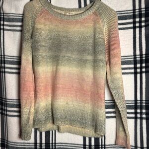 Pink ombre sweater